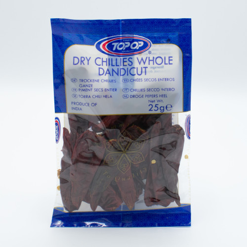 Top-Op Whole Dried Red Chillies 25g