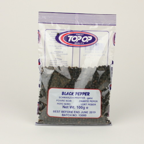 Top-Op Black Peppercorns 100g
