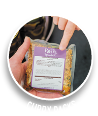 Rafi’s easy to cook curry packs